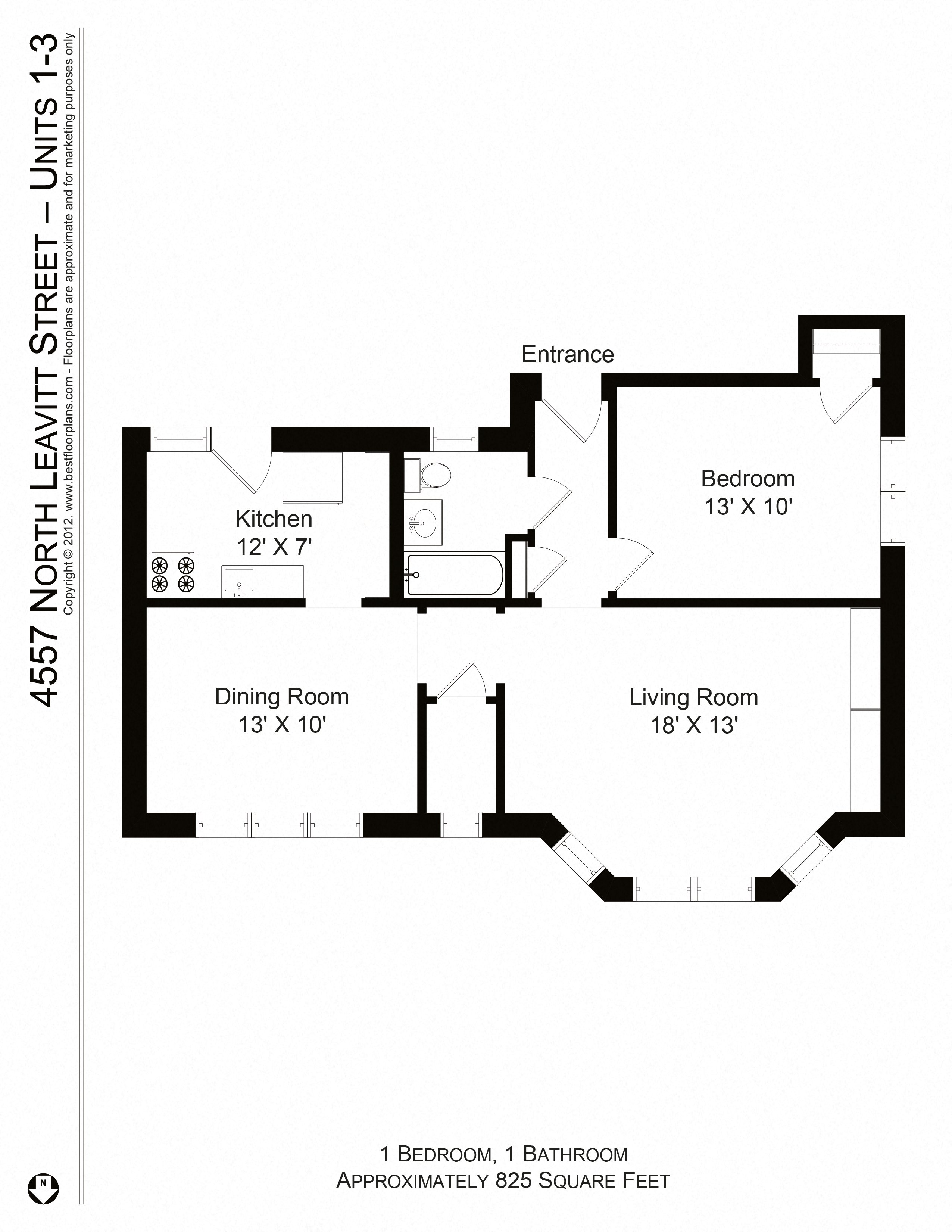 4547-57 N. Leavitt Studio-2 Beds Apartment for Rent - Photo Gallery 34
